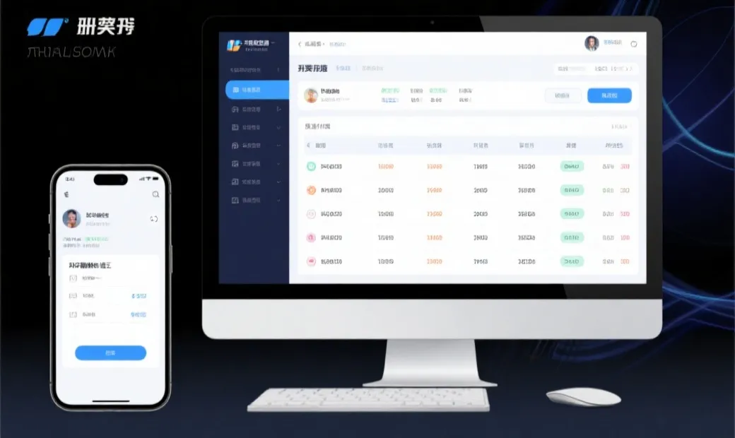 移动端与桌面端展示效果，简洁易读